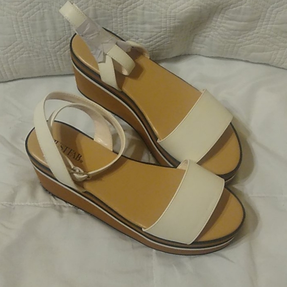JustFab "Oh Behave" Platform Sandal 7.5 - Picture 6 of 9
